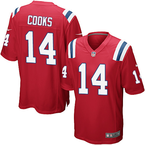 Nike Patriots #14 Brandin Cooks Red Alternate Youth Stitched NFL Elite Jersey